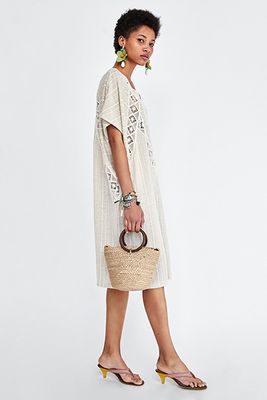 Embroidered Rustic Tunic from Zara