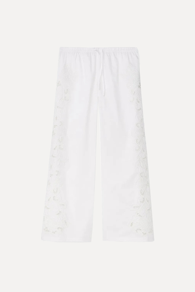 Drawstring Embroidery Pants   from NA-KD 