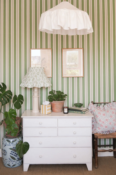 White Linen Pantry Lampshade from Alice Palmer & Co.