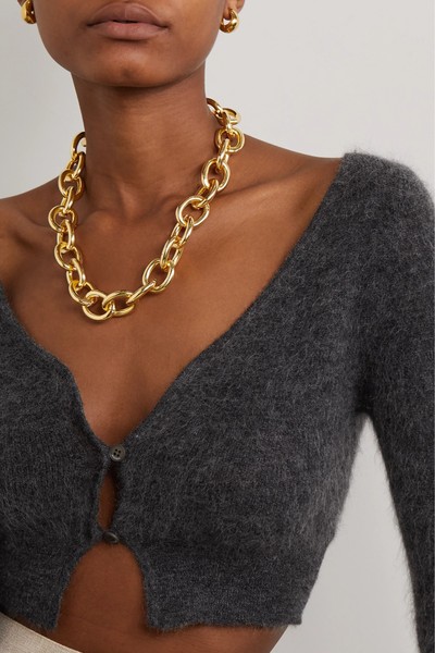 Gold-Tone Necklace, £55 | Kenneth Jay Lane