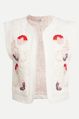 Floral Patchwork Gilet from Claudie Pierlot