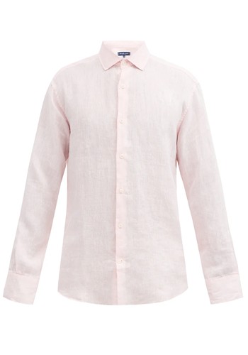 Slubbed Linen Poplin Shirt from Frescobol Carioca