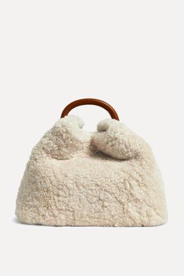 Small Shearling Baozi Tote Bag from Elleme