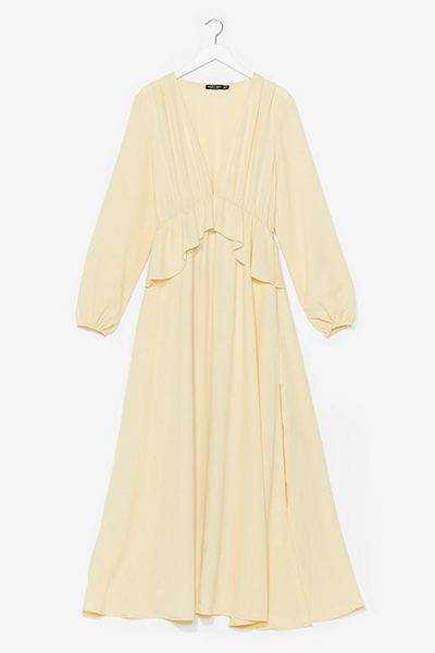 So Long Ruffle Maxi Dress from Nasty Gal