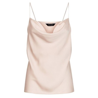 Satin Cowl Neck Cami from New Look