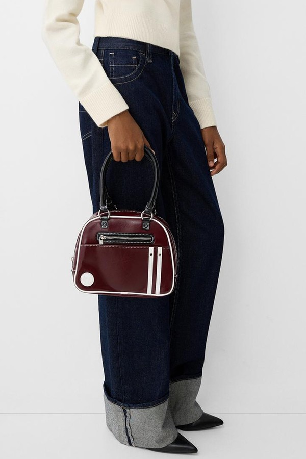 Retro Sporty Bowling Bag from Bershka