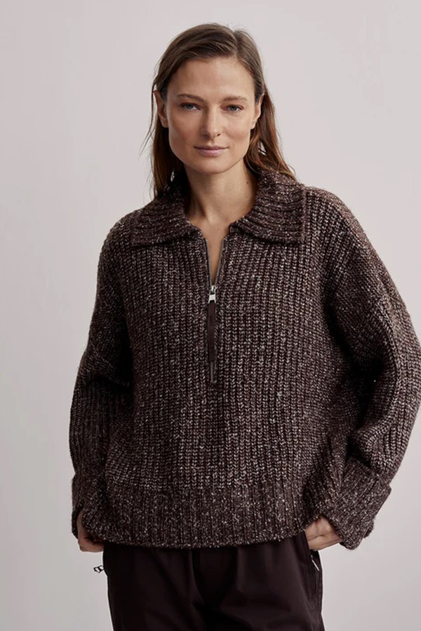 Amelia Half-Zip Knit
