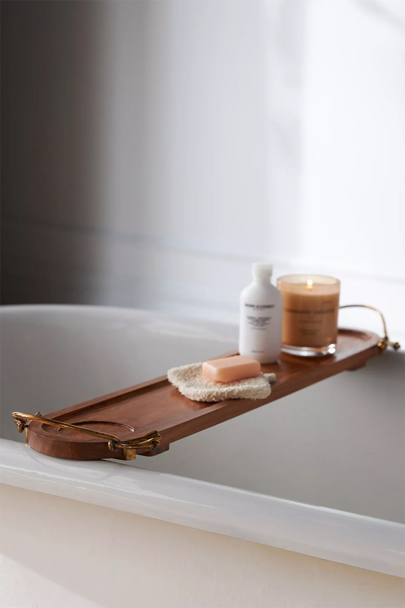 Claudia Acacia Wood Bath Tray