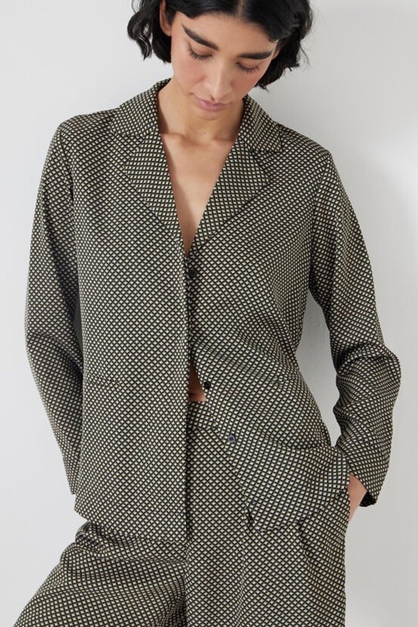 Revere Collar Long Sleeve Shirt