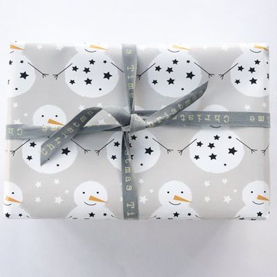 Snowman Christmas Wrapping Paper