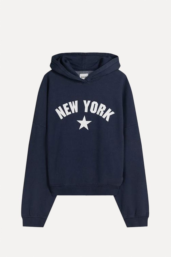 Printed Hoodie from Bershka