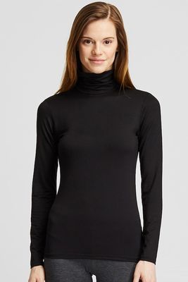 Jersey Turtleneck Thermal Top from Uniqlo
