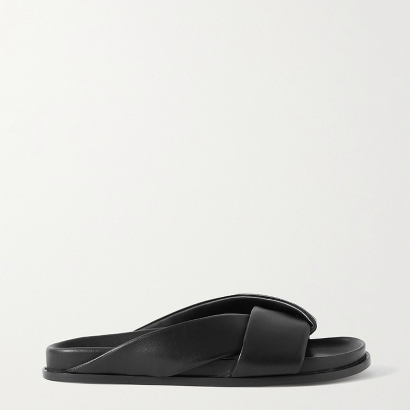 Leather Slides from Emme Parsons