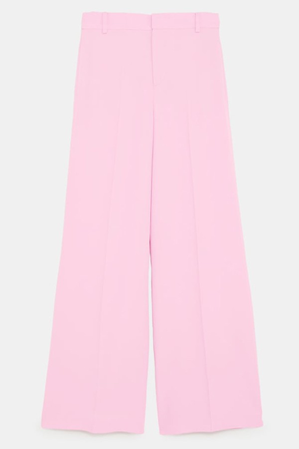Coloured Wide-Leg Trousers from Zara