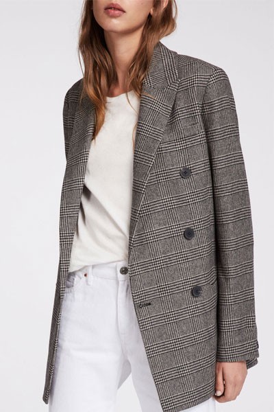 Astrid Check Blazer from All Saints