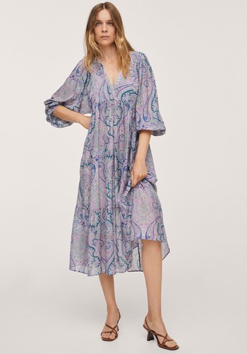 Paisley Print Dress from Mango