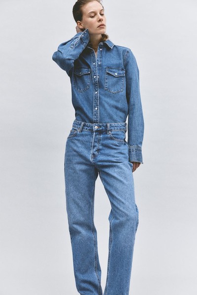 Straight High Jeans from H&M