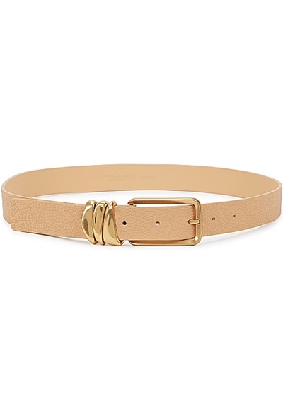 Pebbled Leather Belt from Bottega Veneta