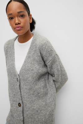 Relaxed-Fit Knitted Cardigan With V Neckline  from Hugo Boss 
