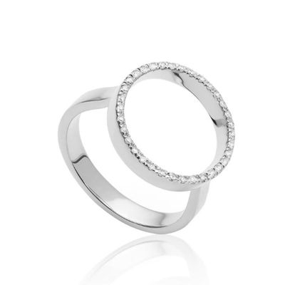 Naida Circle Open Ring