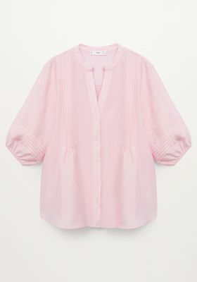 Pleated Details Blouse