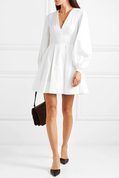 Cotton-Poplin Mini Dress from Khaite