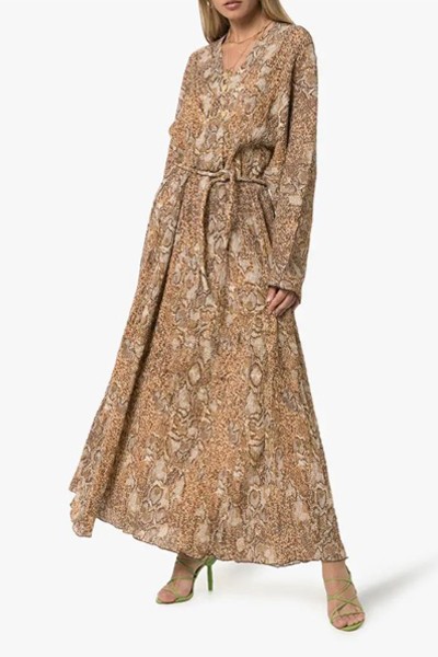 Snake Print Maxi Dress from Nanushka