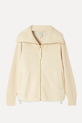 Ardley Fleece And Ribbed Cotton Jacket from Varley