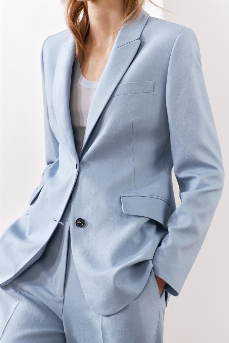 ZW Collection Fitted Buttoned Blazer, £49.99 (was £109) | Zara