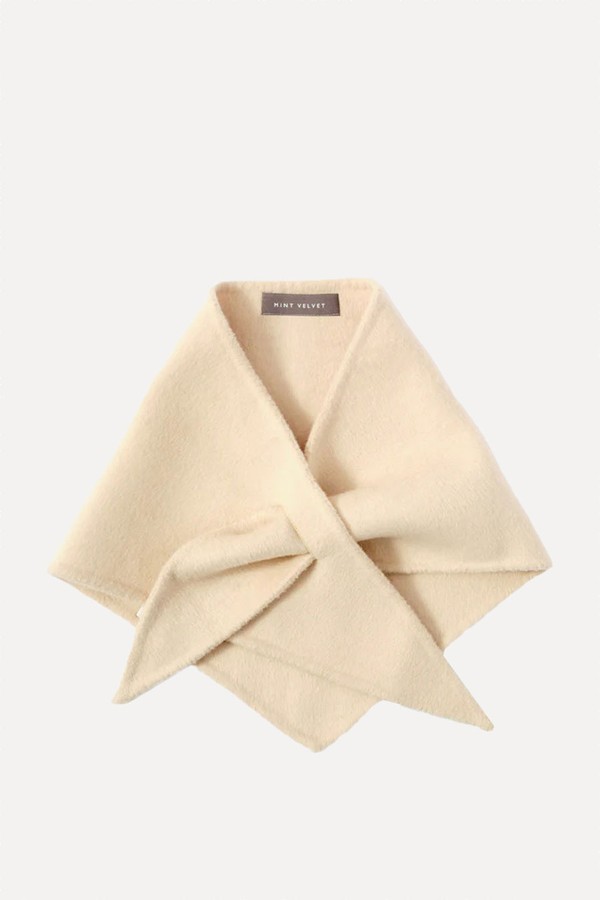 Triangle Wool Neck Scarf from Mint Velvet