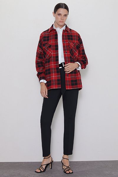 Check Overshirt from Zara