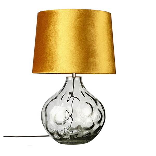 Vivienne Smoked Glass Table Lamp from John Lewis & Partners