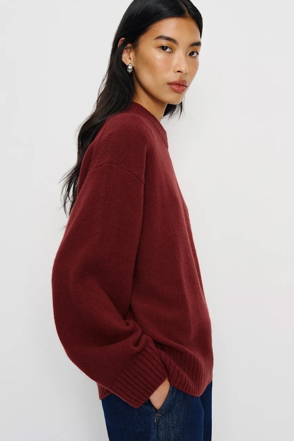Cove Cashmere Oversized Crew from Reformation
