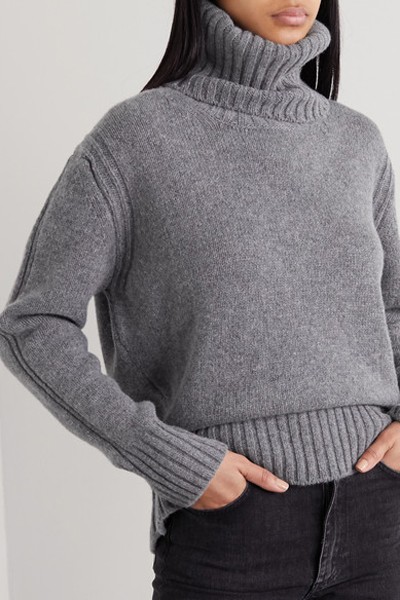 + NET SUSTAIN Roshin Wool Turtleneck Sweater from &Daughter