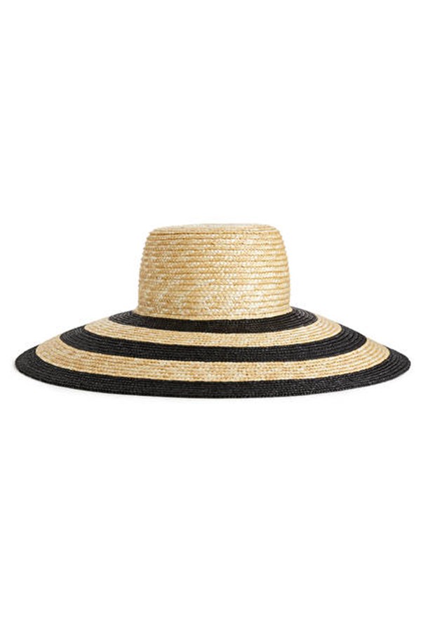 Striped Straw Hat from Arket