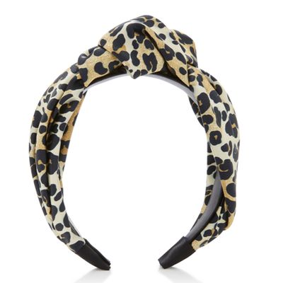 Fiona Leopard-Print Silk Headband from Moda Operandi