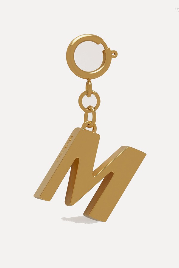 Alphabet Brass Keyring from Mulberry