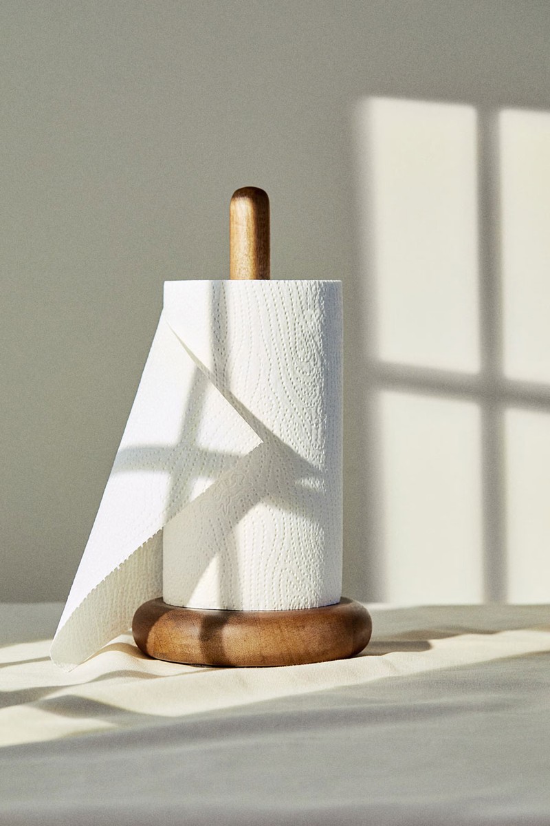 Wooden Paper Towel Holder