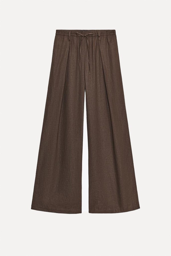 Linen Blend Trousers