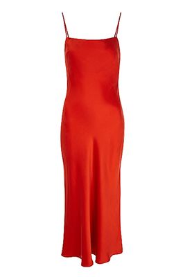 Classic Red Silk Dress from Bec & Bridge