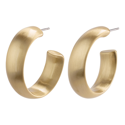 Earrings Garnet Gold Plated from Pilgrim