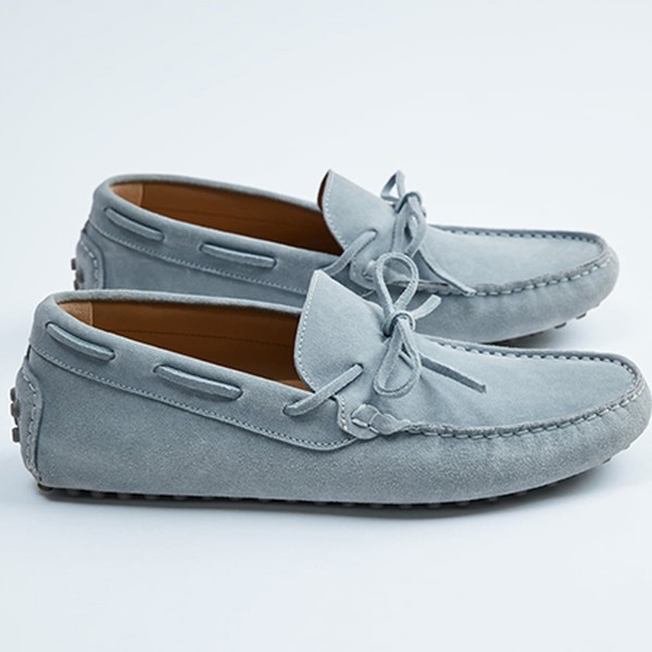 Pastel-Coloured Leather Driving Shoes from Zara