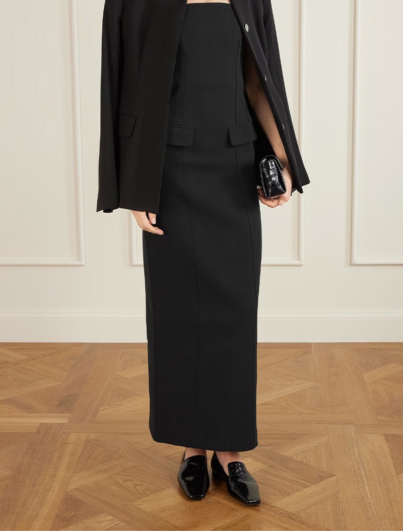 Strapless Crepe Maxi Dress from Toteme