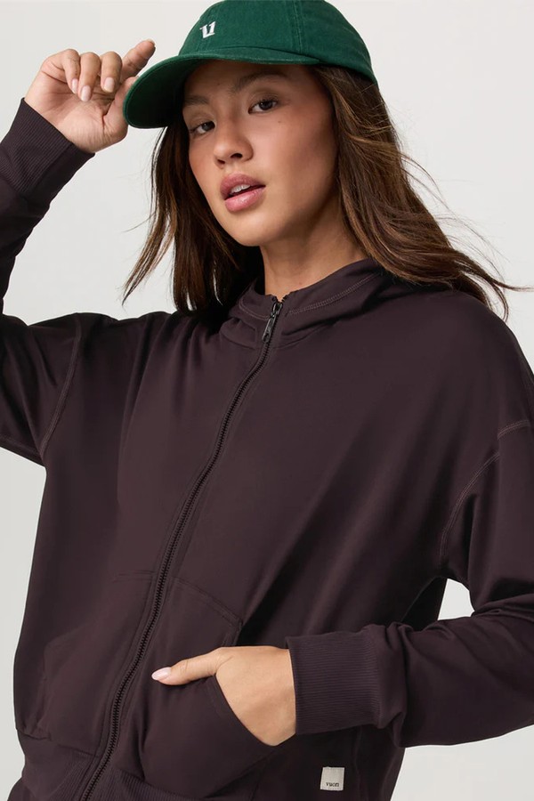 Halo Modern Full Zip Hoodie from Vuori