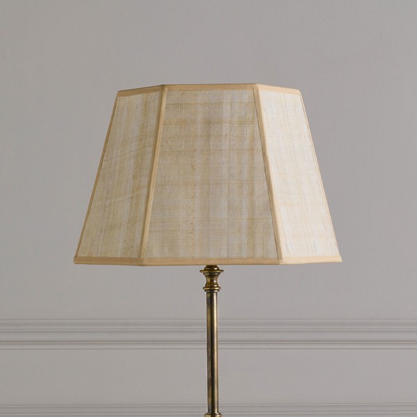 Hexagonal Papyrus Shade from Robert Kimbe