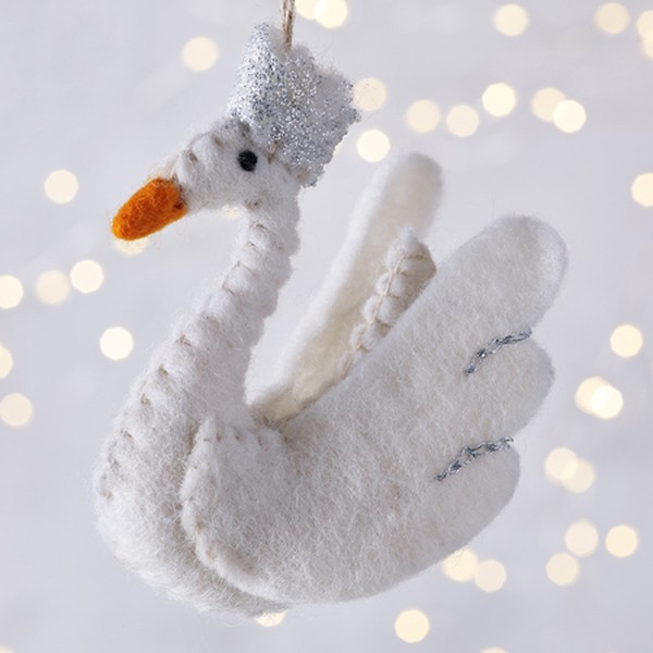 Swan Christmas Decoration