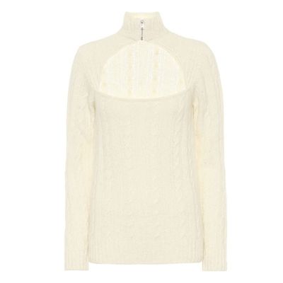 Cable Knit Alpaca-Blend Sweater, £215 | Ganni