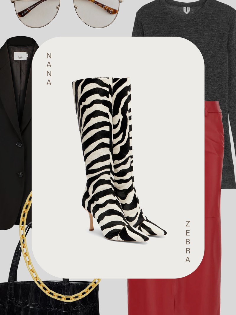 Gloria Knee High Boots 85 from Jimmy Choo