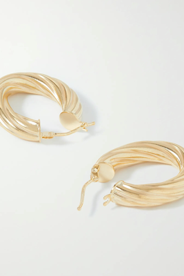 Bold Gold Hoop Earrings from Stone And Strand