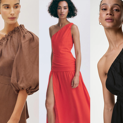 The Round Up: One-Shoulder Dresses